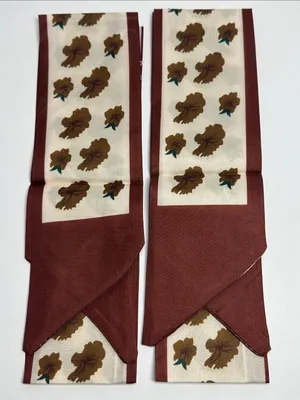 Two Thin Purse Scarves / Hair Bands / Scarves- #1401 thumbnail 1