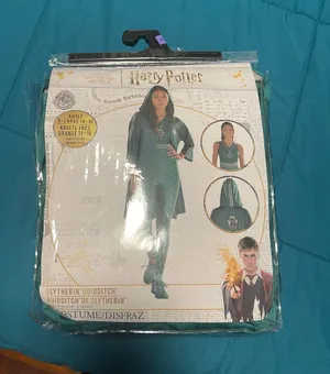 Womens Harry Potter slytherin quidditch costume XL 14-16 thumbnail 1