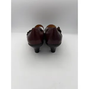 Women’s Söfft Size 8.5 Orangey Brown Leather Dance Shoes thumbnail 4
