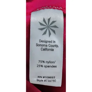 Athleta Vibrant Pink Athletic Shorts Comfortable Workout‎ Bottoms Size S thumbnail 4