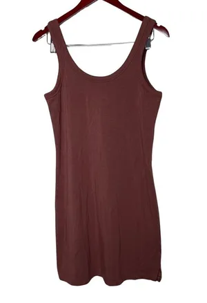 lululemon Classic-Fit Cotton-Blend Scoop Dress sz 6 thumbnail 1