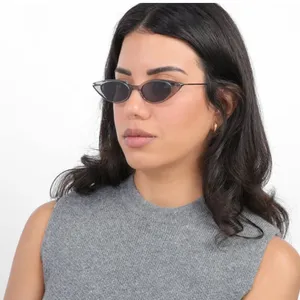 illesteva Marianne Sunglasses Black w/ Silver Swarovski thumbnail 5