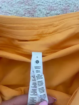 Lululemon orange skirt thumbnail 3