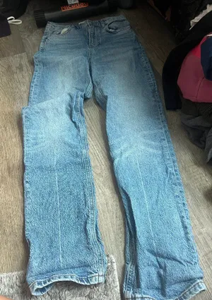 Reformation lise ultra high rise straight jeans, malta wash size 25 thumbnail 1