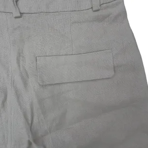 Zara Linen Blend Ecru High Rise Shorts M 8 GUC (SEE NOTE) thumbnail 8