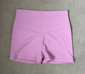 Amazon biker shorts 2 inch pink no front seam thumbnail 1