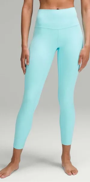 Lululemon Women’s Align High-Rise Pant Legging 25" Yoga in Cyan Blue Size 4 thumbnail 1