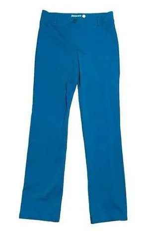 Betabrand Women's Pull On Yoga Dress Pants Blue Straight Leg Size Medium thumbnail 1