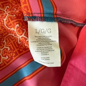 Gabi Nomad Shoulder Tie Top in Multi, Size L thumbnail 4