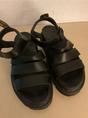 Dr. Martens women black leather platform Blaire platform Blaire sandals US 7 thumbnail 6