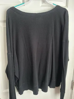 OFFLINE by Aerie Long Sleeve Waffle Top thumbnail 2