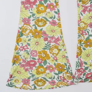 Ghanda Rosa Flares Bardot Floral Bell Bottom Pants thumbnail 3