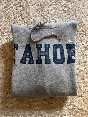 Lake Tahoe Sweatshirt Gray Size M thumbnail 2