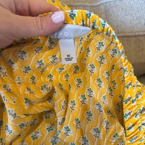 RHODE X Target Lotus Print Midi Skirt Yellow Size 1X thumbnail 2