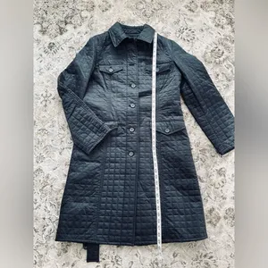 Elegant quilted trench coat 🌹🌹 thumbnail 6