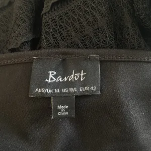 Bardot Mia Mesh Slip Mini Black Size 10 Bodycon Textured Cocktail‎ Dress Party thumbnail 8