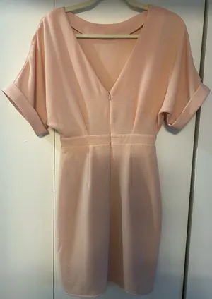 ASOS Crepe Peplum Style Dress thumbnail 1