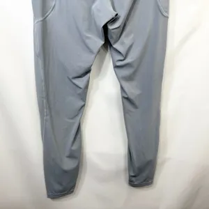 Halara Medium Leggings High Waisted Gray Side Pockets 7/8 Solid‎ Athleisure 704 thumbnail 4