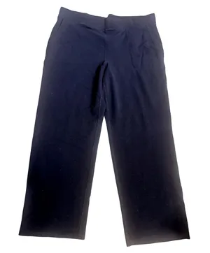 T by Talbots Womens XL Black Wide Leg Lounge Pants Pockets Pull on Athleisure thumbnail 1
