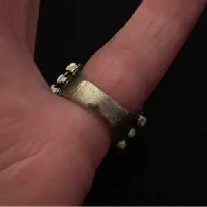 Womens Vintage Ring Size 6 Faux Turquoise Stone On Silver Ornate Rectangle thumbnail 6