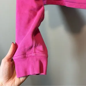 Lululemon All Yours Cropped Hoodie Pink‎ Women’s 6 thumbnail 6