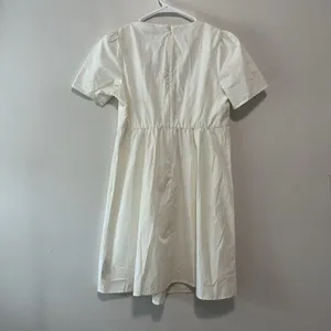Madewell NWT Tie-Front Mini Dress‎ in White Size 0 thumbnail 7