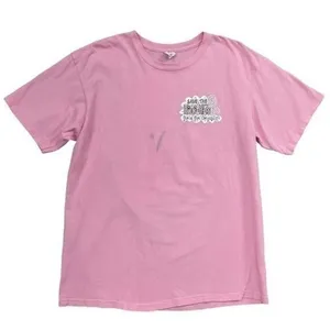 Breast Cancer Awareness T-shirt Short Sleeve Size Large Save The HOO-HAs Pink thumbnail 1