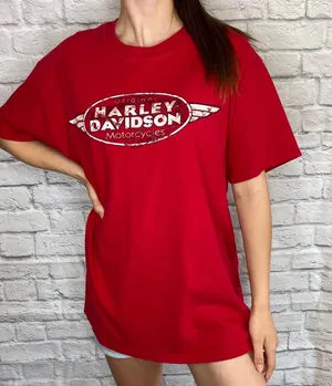 Harley Davidson Red Graphic T thumbnail 1