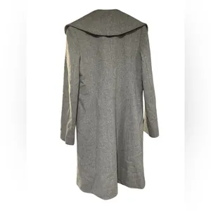 Fleurette 100 percent wool coat Gray Size 4 thumbnail 4