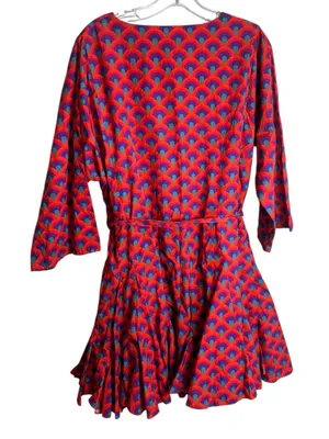 Rhode Ryan Dress in Retro Rainbow M Red Size M thumbnail 4