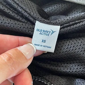 Old Navy Active Windbreaker Women XS Black Gorpcore Hooded Mesh Lined Zip Jacket thumbnail 3
