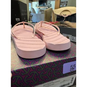 Tory Burch KIRA Flip Flops Petunia‎ Size 11 Store Display Pink thumbnail 4