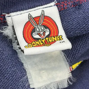 Vintage Looney Tunes Tweety Bird Attitude University Sweatshirt Blue Crew Neck M thumbnail 10