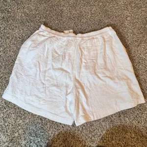 Aerie White Gauze High Waisted Shorts‎ XL New 0706-8342 Elastic Waist Summer thumbnail 7