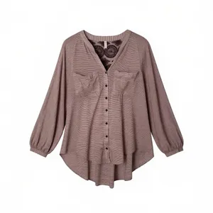 Free People Crochet Lace Back Top Pintuck Pleat Tunic Womens S Burgundy BOHO thumbnail 13