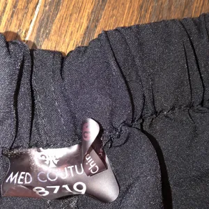 MED COUTURE nurses scrub pants in black color size small thumbnail 3