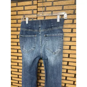 Risen Pull‎ On Flare Leg Jeans Size 5 Blue thumbnail 6