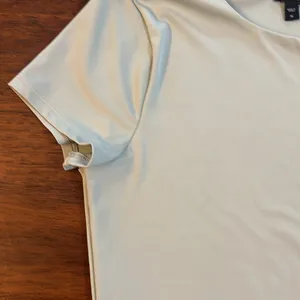 Express Light Cream Short Sleeve Top thumbnail 3