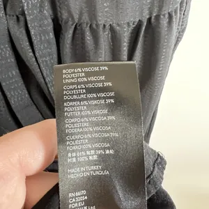 Anthropologie x Maeve Shira Tiered Tunic‎ Dress Women's Size Small Black Casual thumbnail 8