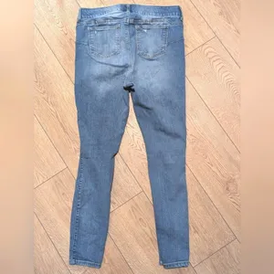 Torrid Bombshell Skinny‎ Jeans Plus 14 14R Ripped Distressed Stretch Denim Pants thumbnail 5