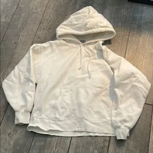 TNA White Sweater with Hood and Relaxed Fit thumbnail 1