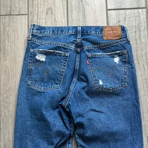 Levi's Relaxed Ripped Blue Denim Jeans thumbnail 6