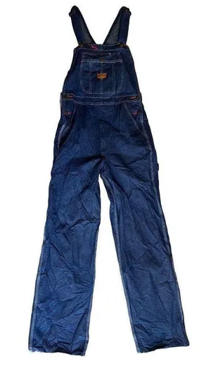 Red Kap NWOT Navy blue overalls with red stitching 🔥 thumbnail 1