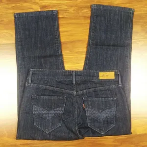 Levi’s Demi Curve Bootcut Jeans Women’s Size 6 Dark Wash Stretch Denim 28x22 thumbnail 5