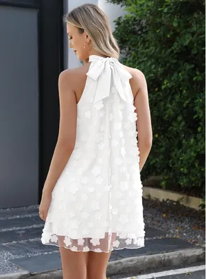 Amazon Dress White Floral thumbnail 2