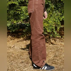 Pacific Sun ☀️ John Galt Carpenter Pants Small Brown Canvas Skateboard 🛹 Pants thumbnail 3