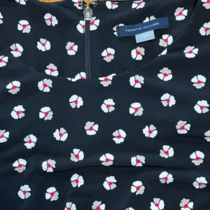 Tommy Hilfiger Floral Bell Sleeve Mini Dress Black | 2 thumbnail 4