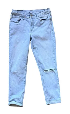 Womens Levi’s Levis Super Light Rinse High Rise Skinny Jeans - Sz 27 thumbnail 1