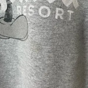 Hanes Disneyland Resort Crewneck Sweatshirt Mickey Mouse Grey Women’s Size S thumbnail 9