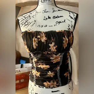 Free People Scottie Printed Tube Top NWOT thumbnail 4